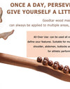 Guasha Wood Stick Tool Wood Therapy Massage Tool for Body Shaping,31 Beads Back Massage Roller Stick,Lymphatic Drainage Massager