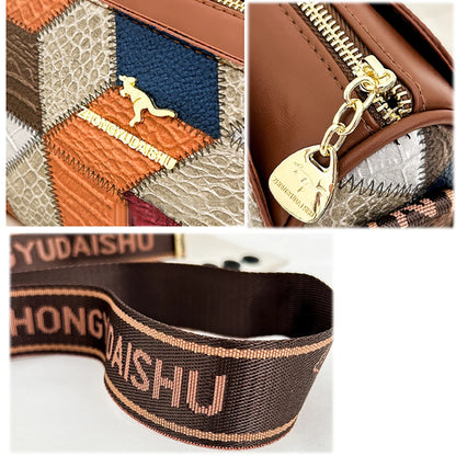 Splicing Shoulder Bag Soft Leather Female Wallet Crossbody Bag Messenger Bags Luxury Designer