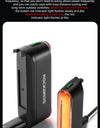 Bicycle Taillight Magnetic Install 400mAH Type-C IPX6 Waterproof  Smart Brake Sensing Rear Light MTB Road Cycling Light