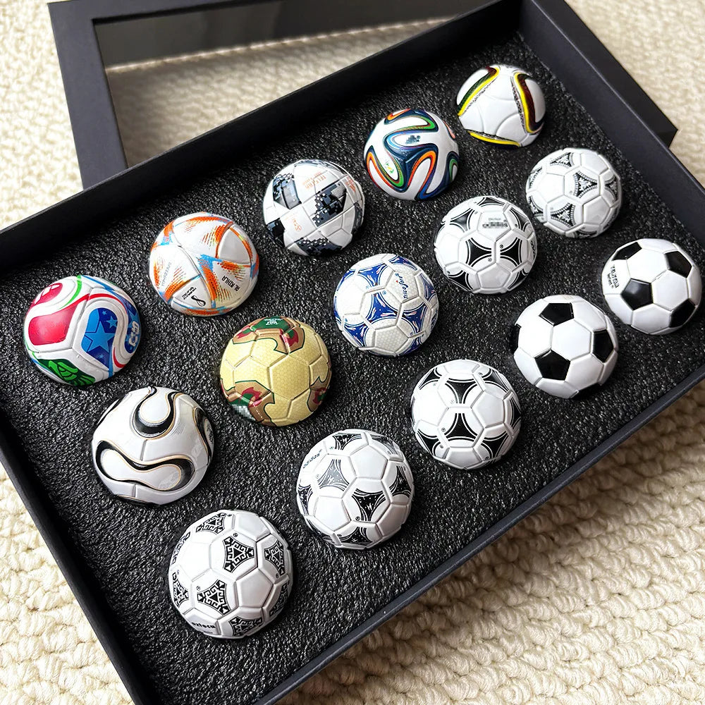 2026 Mini Soccer Ball Collectible Set 15 Piece Football Fan Souvenir