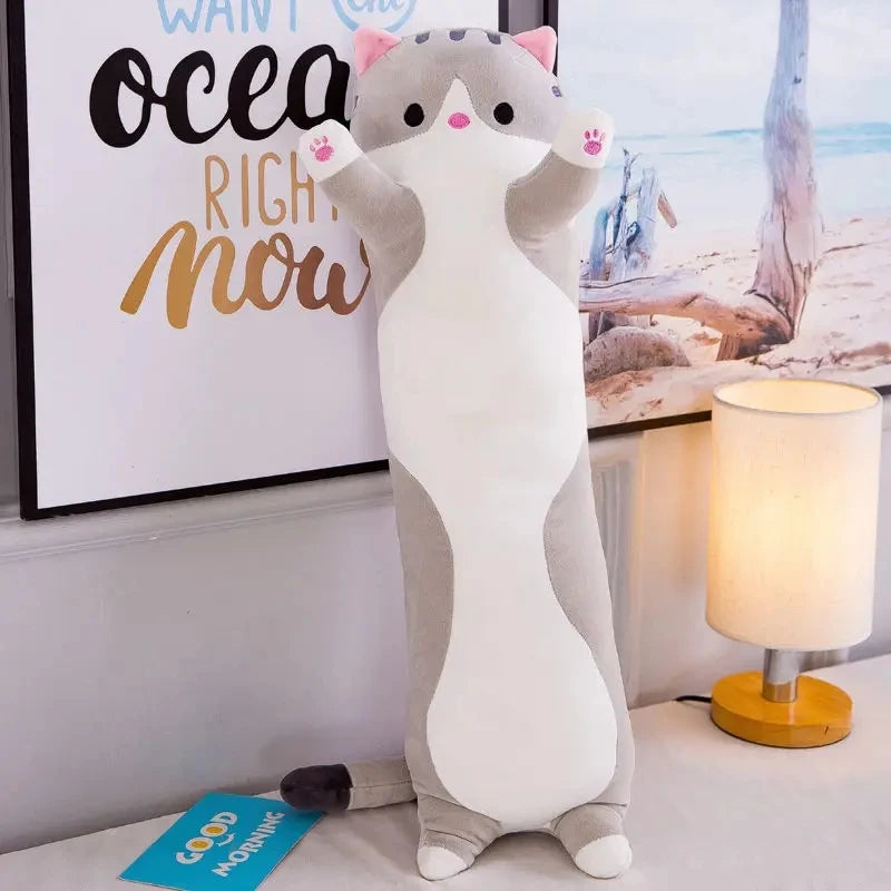 Lovely Husky Side Sleeping Body Pillow 50-150cm Bed Sofa Home Decorative Long Pillow Classmate Friend Birthday Present Cute Gift