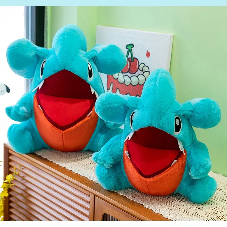 30/55cm Gible Pokemon Plush Toys Large Anime Doll Pillow Cartoon Griknot Gabite Pokémon Plushie Stuffed Gift for Kids Christmas