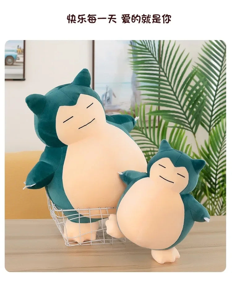 Hot 60cm Kawaii Snorlax Plush Toy Anime Pokemon Stuffed Doll Large Cute Baby Gift Kids Birthday Xmas Present Wholesale