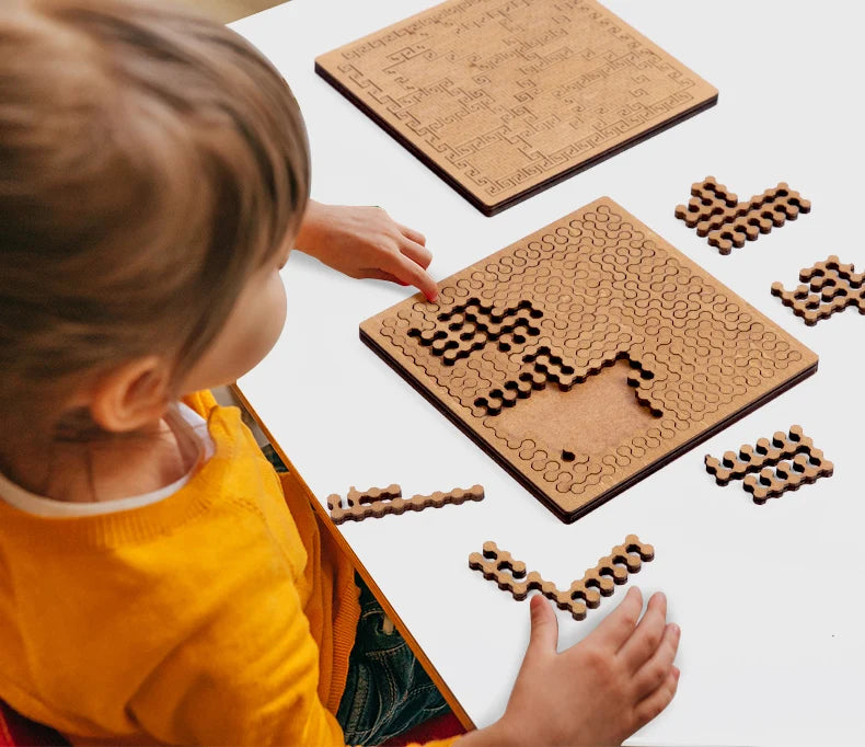 Wooden Brain Teaser Puzzle Game