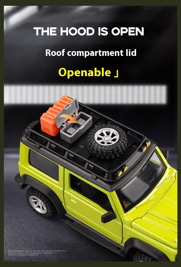 CCA 1:32 Suzuki Jimny Assembly Edition Alloy Diecast Model Assemble Car Toy Ornaments Decorative Trendy Ornament