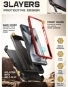 For Samsung Galaxy S25 Ultra Case UB Pro Full-Body Dual Layer Rugged Belt-Clip Phone Case with Built-in Screen Protector