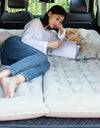 Portable Dual-Use Inflatable Bed For Car Travel Off-Road SUV Rear Seat Flocking Multi-Functional Comfortable Mattress