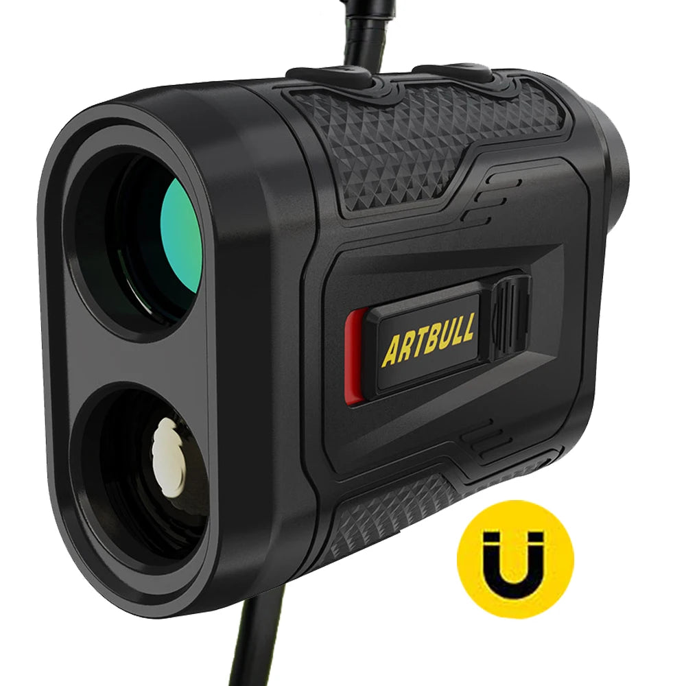 6X Rechargeable Golf Laser Rangefinder 650m With Slope Adjustment