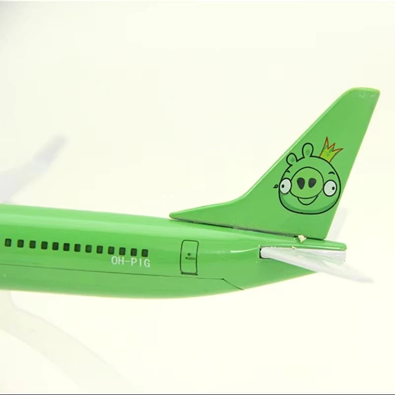 16CM Green Bird Boeing 737 Aircraft Model