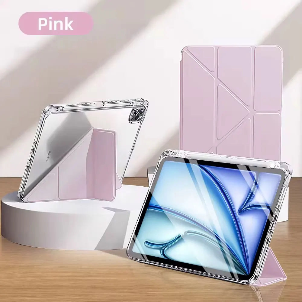 Clear Case For iPad Pro 11 iPad 10.2 7th 8th 9th 10th Gen Cover iPad Air 6 5 4 3 10.2 10.9 13 12.9 M2 M4 mini 6 7 8.3 Clear Case