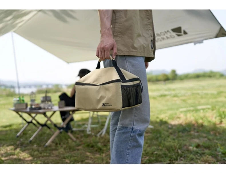 Outdoor Portable Cassette Stove Storage Bag Camping Long Gas Tank Anti-collision Storage Bag Handbag