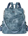 Leather Backpacks Casual Knapsack Large Capacity Packs School Backpack For College Students Travel Bags