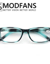 Reading Glasses Men Readers Eyeglasses Classic Rectangle Frame Design Flexible Spring Hinge wirh Diopter +1.0 to +4.0