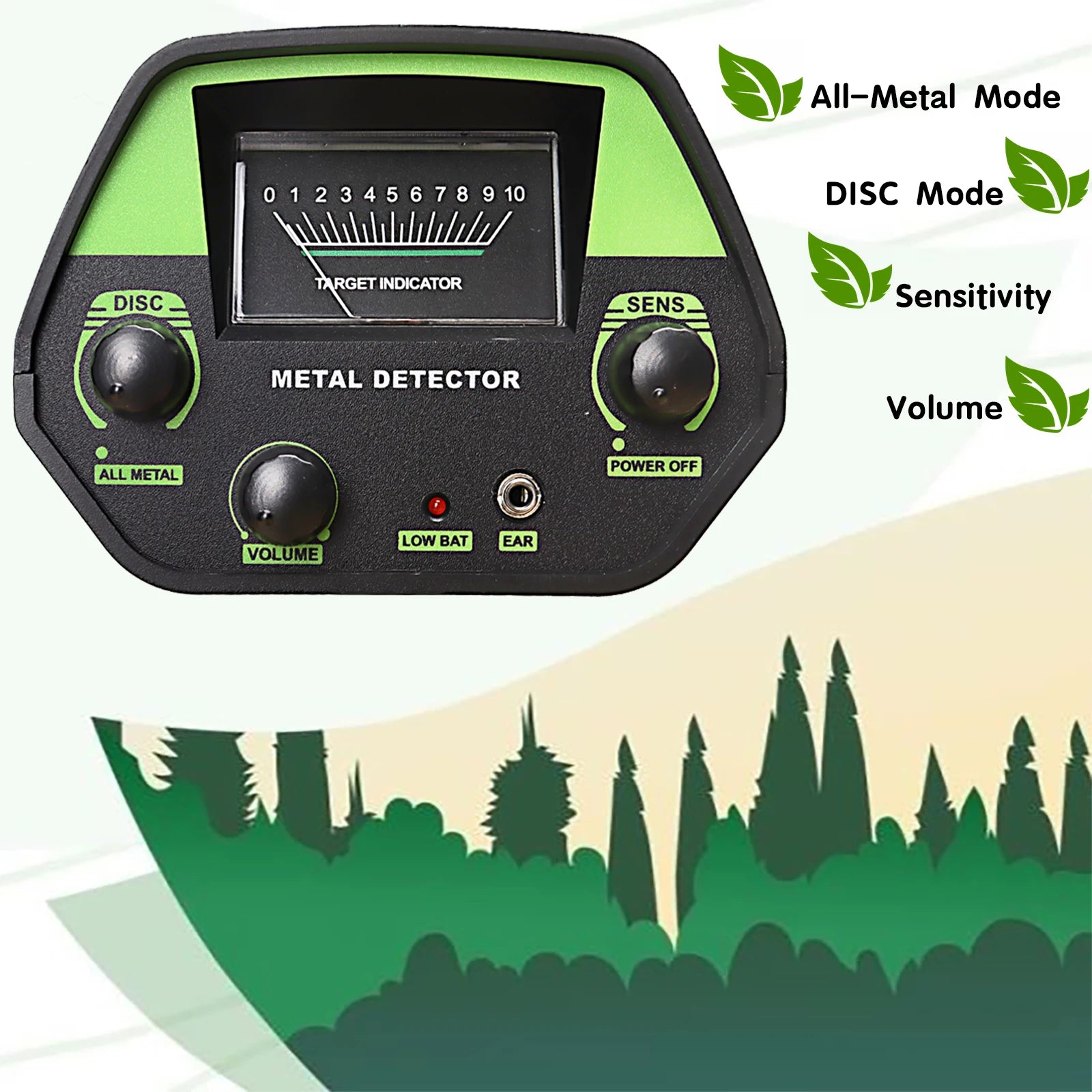 Underground Metal detector GTX5030 - Detection of gold, silver, copper, iron coins all metal detection, easy operation