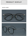 Fashionable Glasses Frame For Men Pure Titanium Acetate Anti Blue Light Eye Glasses Hot Original Brand Spectacles