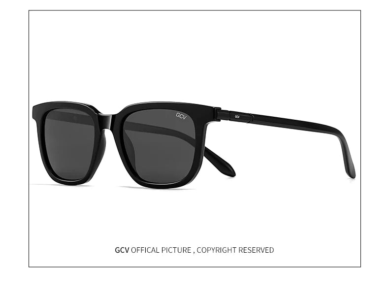 Cat Eye Square Acetate Polarized UV400 Fashion Sunglasses for Outdoor Driving Fishing Eyewear