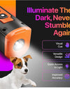 Pet Dog Repeller Ultrasonic Dog Training Device Rechargeable Anti Dog Bark Stop Barking Deterrent Device With LED Flashlight