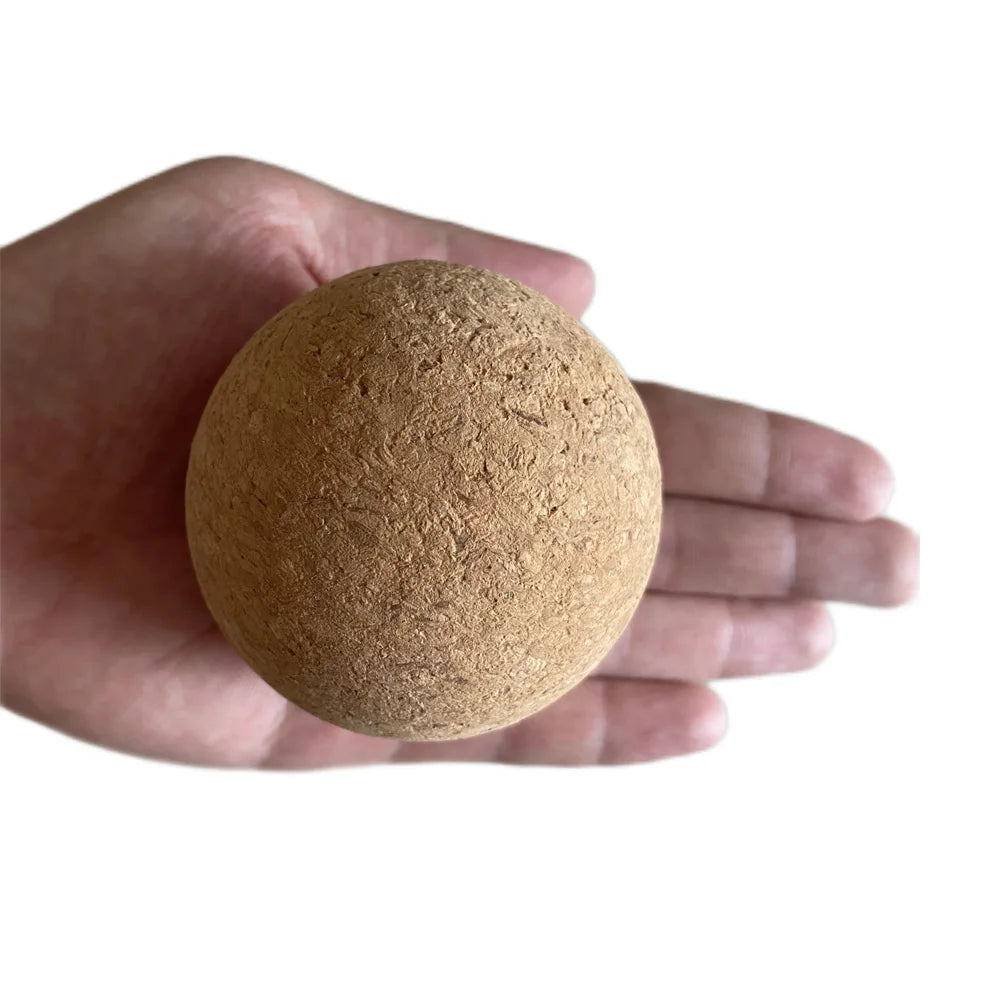 Natural Cork Massage Ball Fascia Peanut Ball Yoga Block Roller Shoulder Cervical Spine Fascia Ball Set Yoga New Exercise Fitness