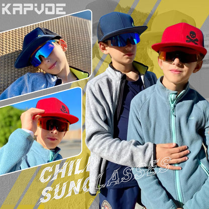 Cycling Sunglasses Suitable For Children Aged 5-17 Years Girls Boys Glasses Outdoor Sun Glasses Protection Classic Kids