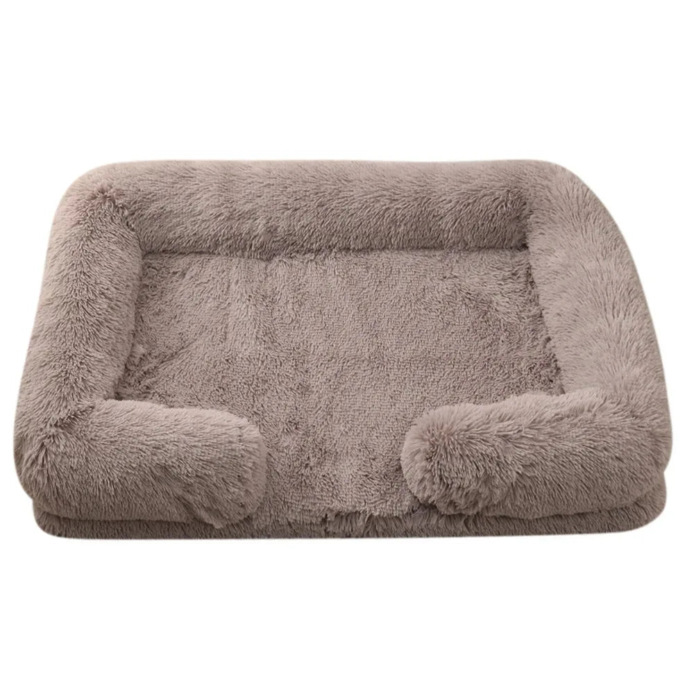 Winter Plush Pet Bed Sofa for Dogs and Cats