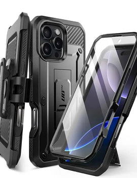 For iPhone 16 Pro Case 6.3" (2024 Release) UB Pro Full-Body Heavy Duty Rugged Phone Case with Built-in Screen Protector