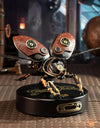 3D Metal Puzzle Rhinoceros Beetle with LED Light of Industrial-style Building Block