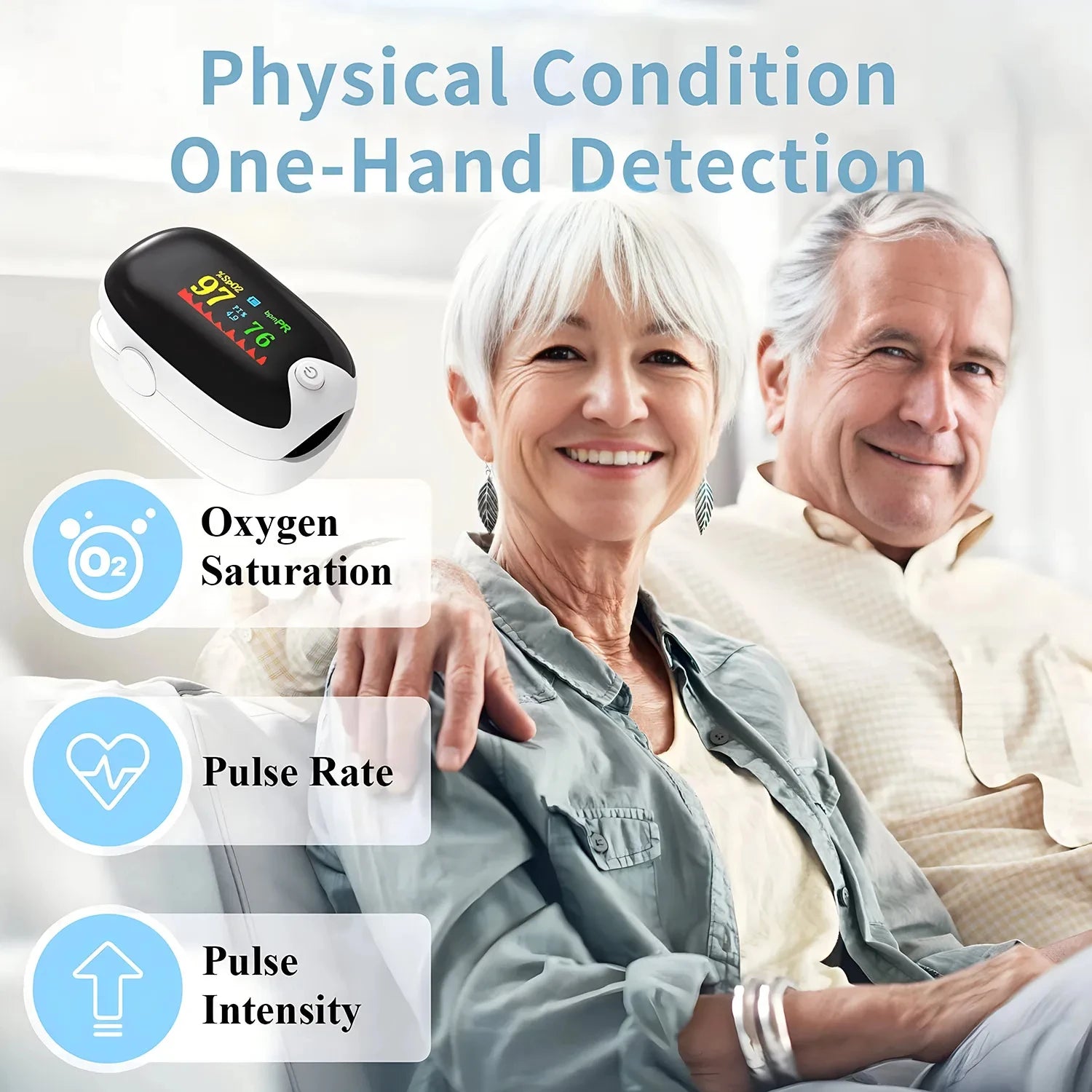 Finger Clip Heart Rate Meter Measure Finger Oximetry PI Value Monitor Pulse Black Gem Oximeter Heart Rate Monitor Portable