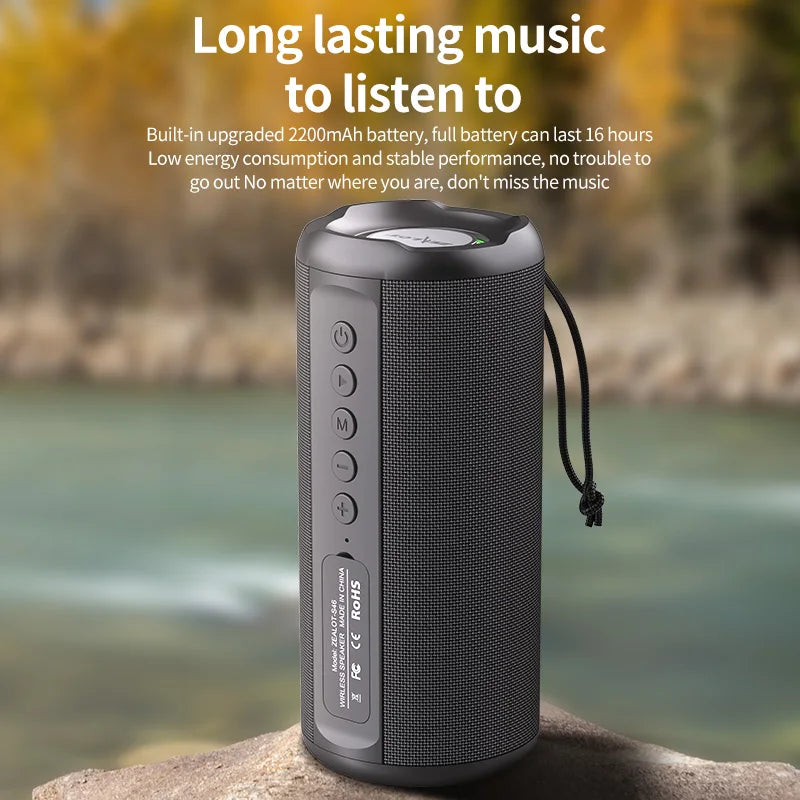 Portable Bluetooth Speaker IPX4 Waterproof 6 hours 10w super loud sound Wireless Speaker for phone TF card