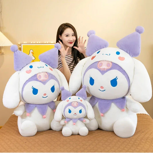 Kawaii Character Transformation Plush Toy 55 cm Soft Stuffed Pillow