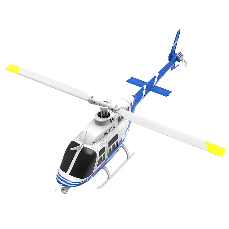 RC ERA C138 BELL 206 Jet Ranger 6-axis Gyro Stabilized Altitude Hold 4ch RC Helicopter Aircraft Hobby for Adults -RTF
