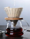 300/500/700ml Glass Coffee Pot With Filter Drip Brewing Hot Brewer Cloud Shaped Kettle Coffee Brewer Utensils Clear Teapot