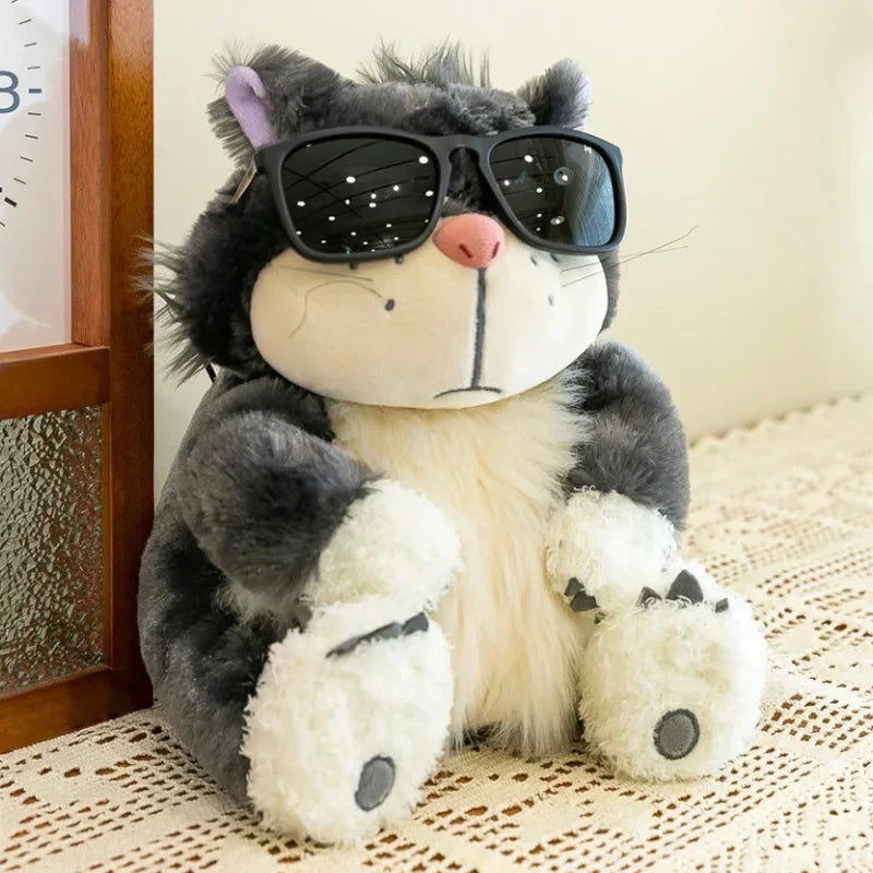 Disney 30cm Lucifer The Cat Cute Doll Plush Toy Throw Pillow Cat Doll Birthday Gift Valentine's Day Plush 's Toy