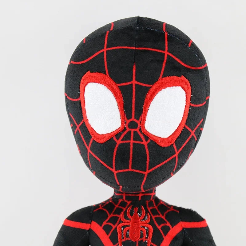 25~30CM Anime Spiderman Plush Toys Into the Spider-Verse Gwen Peter Parker Noir Dolls Soft Stuffed Toy For Kids Gift