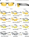 Polarized Photochromic Sunglasses for Men Anti Glare Day and Night Driving Glasses