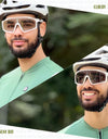 Photochromism blue red black bicycle cycling glasses men riding Cycling Sunglasses sport bike cycling women fishing goggle UV400