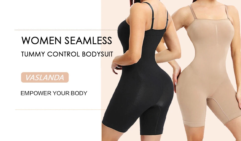 Women Strapless Shapewear Bodysuits Tummy Control Butt Lifter Body Shaper Waist Trainer