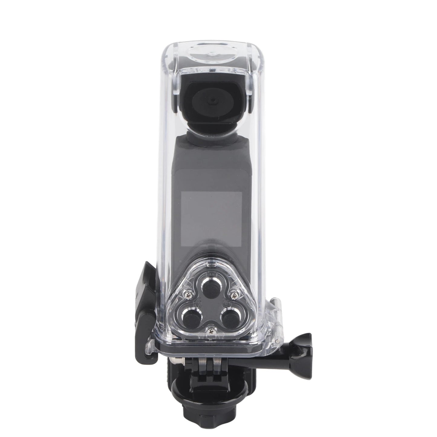Pocket 4K Rotatable Action Camera 270 Degree Lens WiFi Anti Shake Waterproof Sports Camera with Microphone Clip for Cycling Diving Vlog Recording
