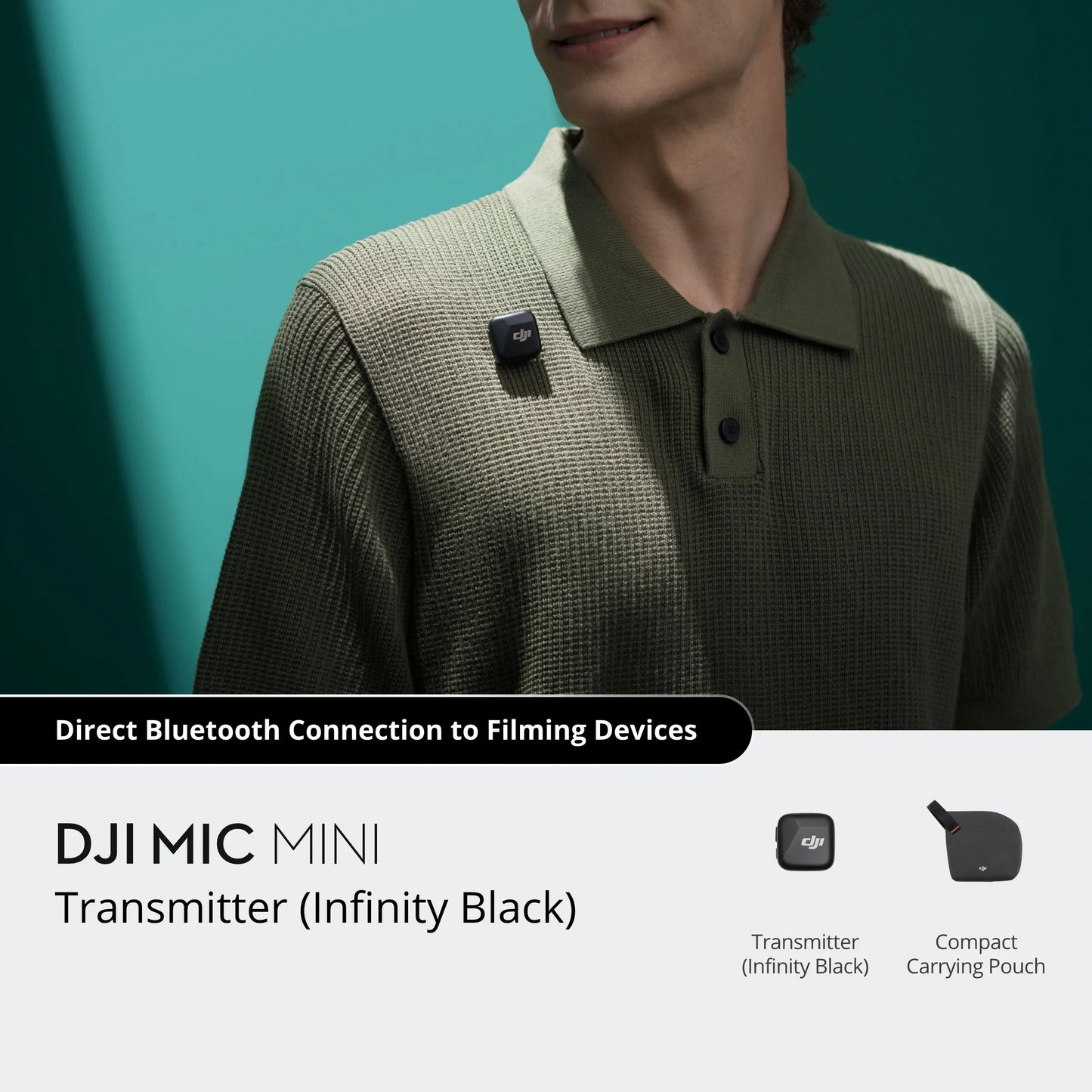 Wireless Microphone System with 48 Hour Battery Life Charging Case and Two Level Active Noise Cancelling