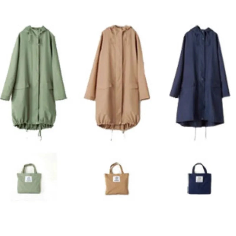 Lightweight Waterproof Rain Poncho Windbreaker for Outdoor Travel