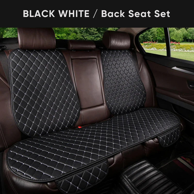 PU Leather Car Seat Cover Seat Back Cushion Minimalism Seat Cushion Universal Wear-resistant and Durable Four Seasons Pad Mat