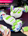 RC Stunt Car With Music Lights Double Remote Control 360° Degree Rotation Off Road Kids Rc Drift Car Toy