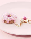 5 Pcs Handmade Weaving Keychain Wool Crochet Unique Knitted Pendant Keyring Strawberry Watermelon Orange Pendant Key Chain Gifts