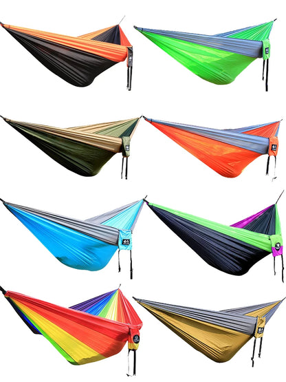 Portable Large Hammock 300x200cm Beach Hanging Bed for Camping Gear outdoor Swings Nylon Parachute Double Person Travel