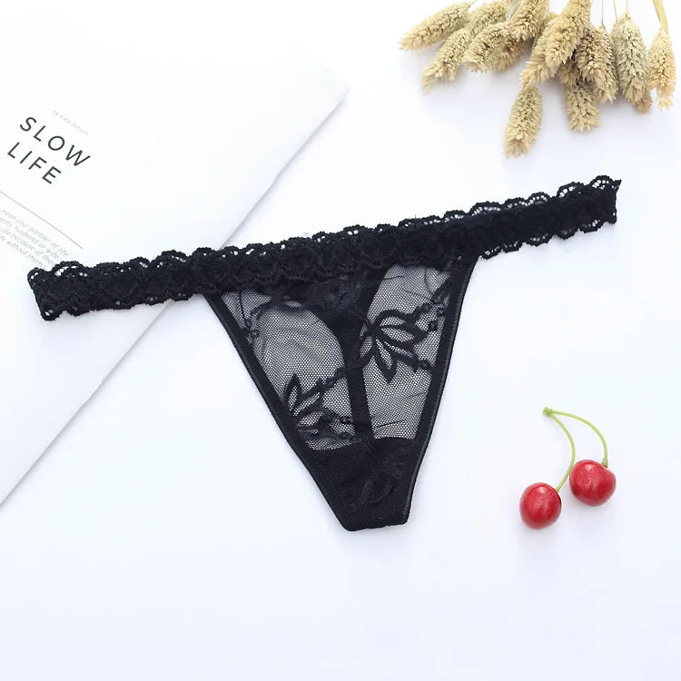 Custom Name Crystal Letter Thong Lace Bikini Panties Personality G-String Low Waist Briefs Body Jewelry For Lovers Gifts