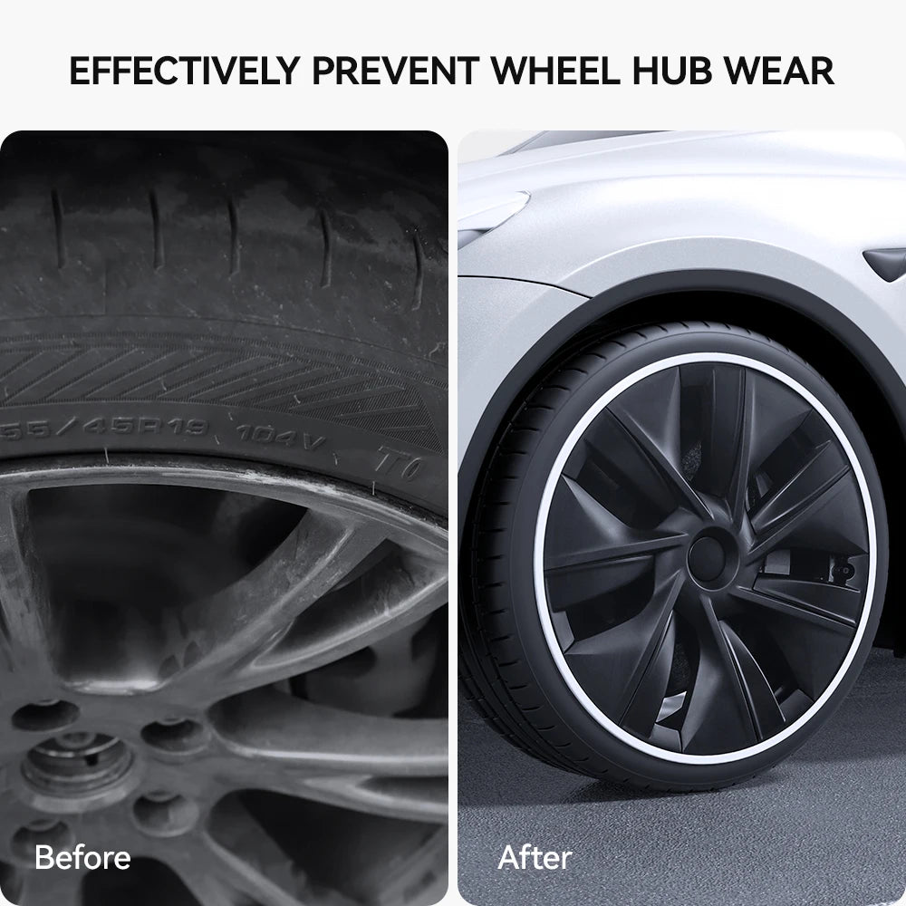 Wheel Hub Protection Ring Rim Cover for Tesla Model 3 and Model Y 2019 2025 19 to 20 Inch High Performance