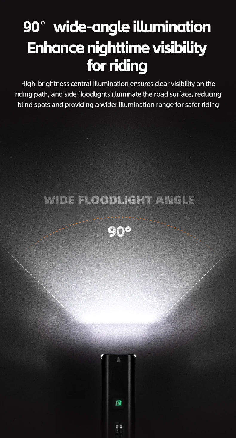 1500LM Bike Front Light Aluminum Waterproof Bicycle Headlight LED Lamp Flashlight Handlebar MTB Road Cycling Light
