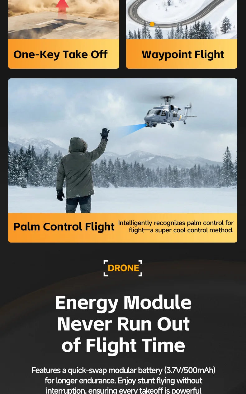 Remote Control Military Helicopter With Camera And Screen