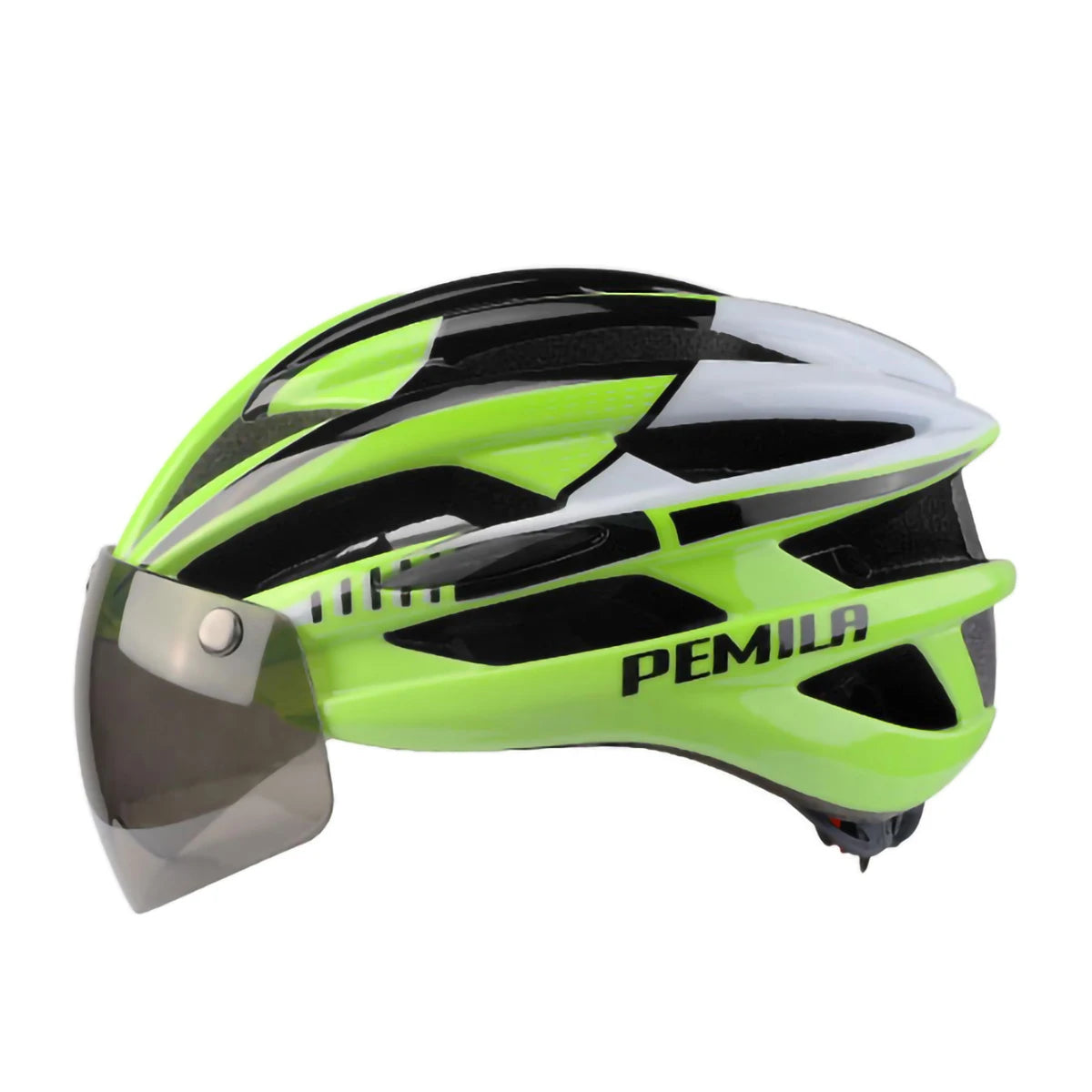 Cycling Helmet With Protective Goggles For Road And Mountain Bike