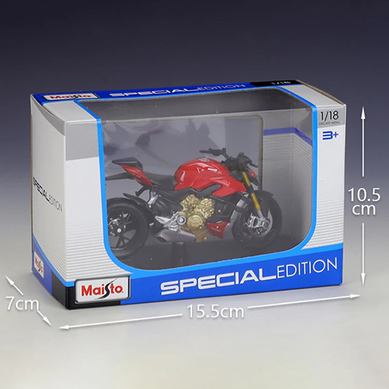 1 18 Scale Ducati Super Naked V4S Diecast Motorcycle Model