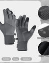 Outdoor Cycling in Autumn and Winter Windproof Anti slip Wear-resistant Velvet and Warm Riding Long Finger Gloves